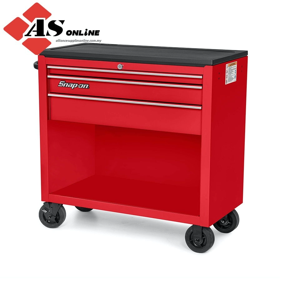 SNAP-ON 40" Three-Drawer Workstation Cart (Red) / Model: KRSC413PBO