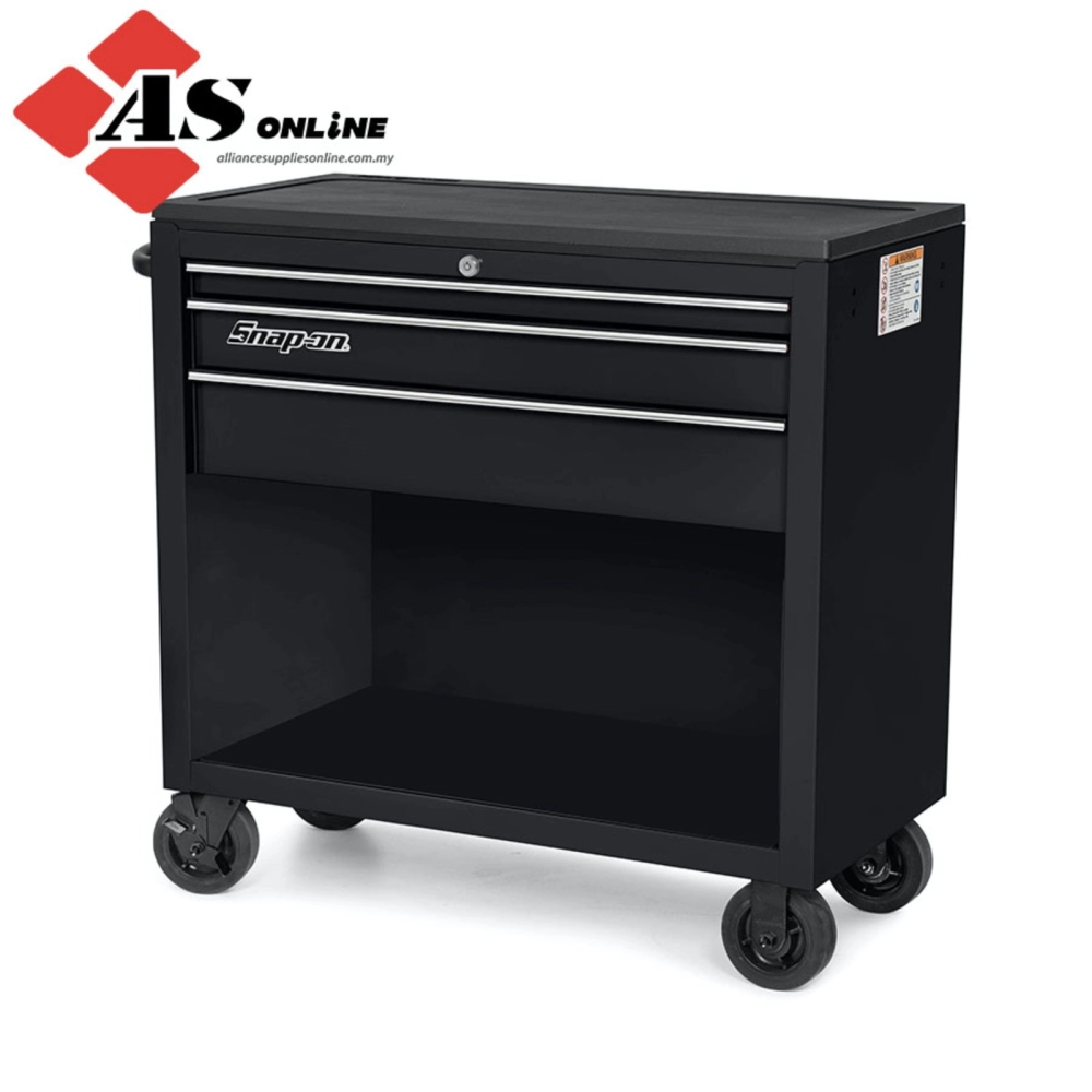 SNAP-ON 40" Three-Drawer Workstation Cart (Gloss Black) / Model: KRSC413PC
