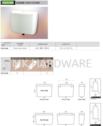 TECHPLAS ELEGEN PLASTIC AUTO CISTERN