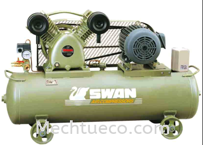 SWAN SVP-203 AIR COMPRESSOR  3HP, 8Bar, FAD355L/min, 650rpm, 3phase