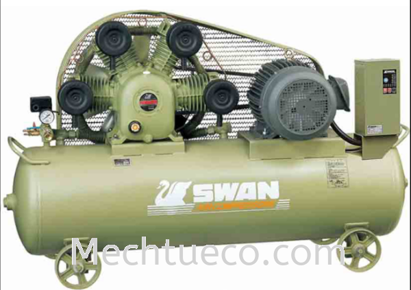 SWAN SWP-415 AIR COMPRESSOR 15HP, 8Bar, FAD1480L/min, 850rpm, 3phase Electric Motor (Oil Flooded Piston, Low Pressure) Swan Air Compressors Johor Bahru (JB), Malaysia Supplier, Retailer, Supply, Supplies | Mechtueco Enterprises (M) Sdn Bhd