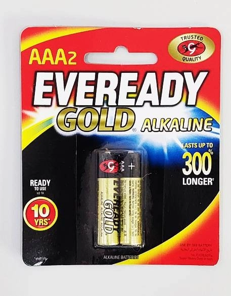 EVEREADY GOLD A92BP2 AAA  BATTERY