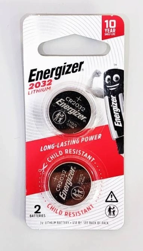 ENERGIZER ECR2032BP2 1 BATTERY