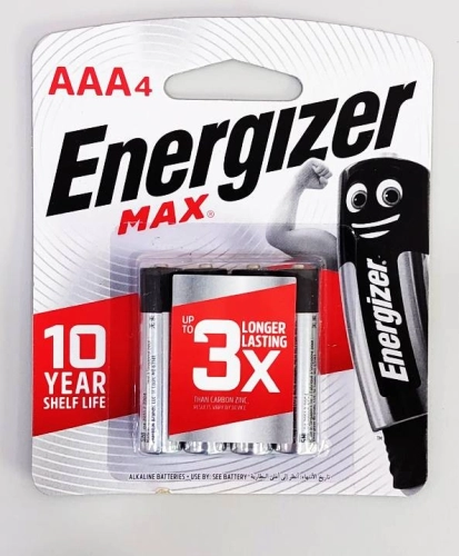 ENERGIZER E92BP4 AAA BATTERY