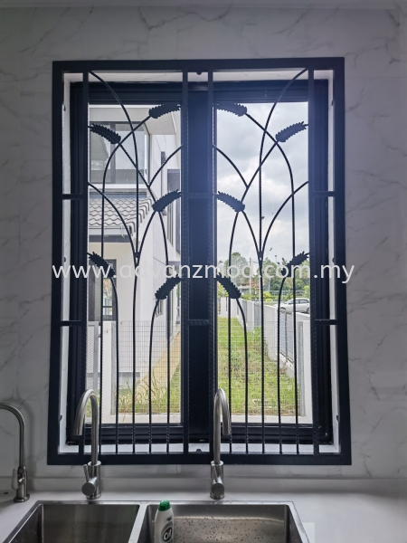 wrought iron sliding door & grille  Wrought Iron Gate Selangor, Malaysia, Kuala Lumpur (KL), Puchong Supplier, Supply, Supplies, Retailer | Advanz Mod Trading