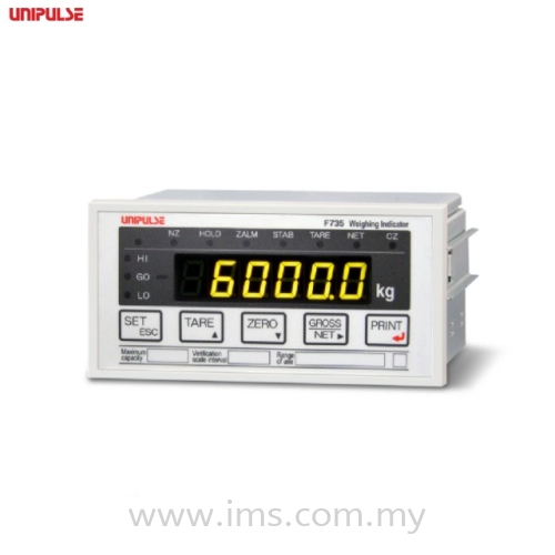 F735 Weighing indicator complying