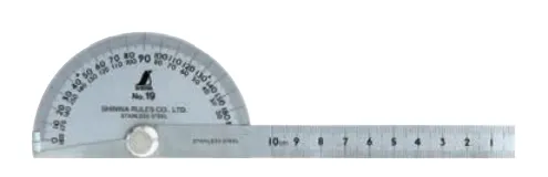 Shinwa Japan Protractor Hard Chrome Finish