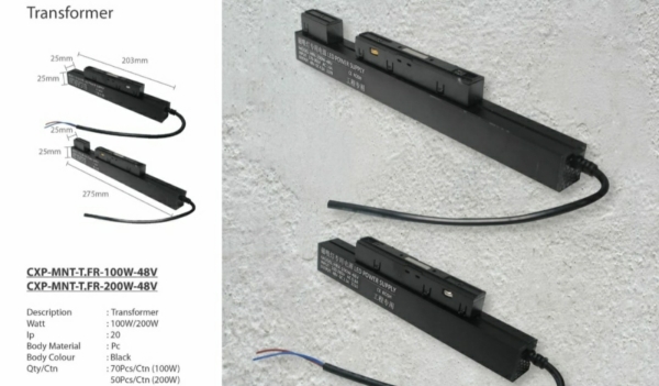 Magnetic Track - 48V Transformer Magnetic Track Track Light Johor Bahru (JB), Johor, Malaysia. Supplier, Suppliers, Supplies, Supply | HT Lighting Sdn Bhd