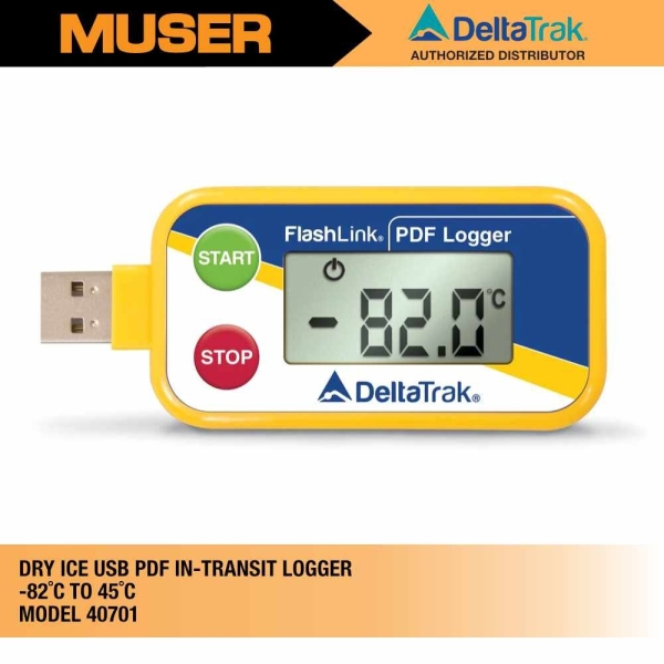 40701 FlashLink Dry Ice USB PDF In-Transit Logger In-Transit Data Loggers DeltaTrak Kuala Lumpur (KL), Malaysia, Selangor, Sunway Velocity Supplier, Suppliers, Supply, Supplies | Muser Apac Sdn Bhd