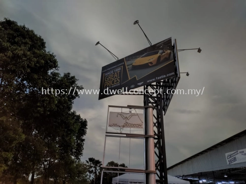 Billboard install at Setia Alam