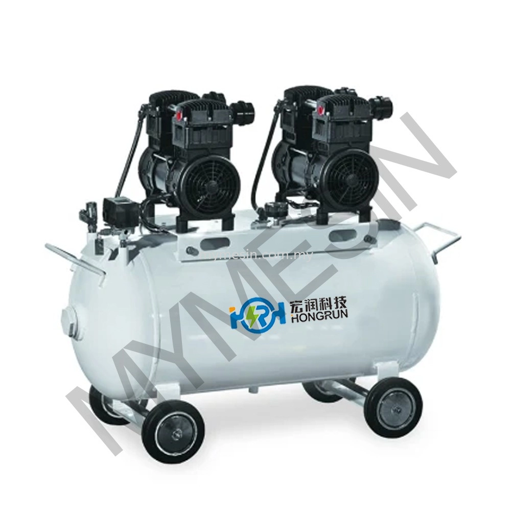 Hongrun HYT-200 1500w 180L/min 60L Silent Oilless Air Compressor