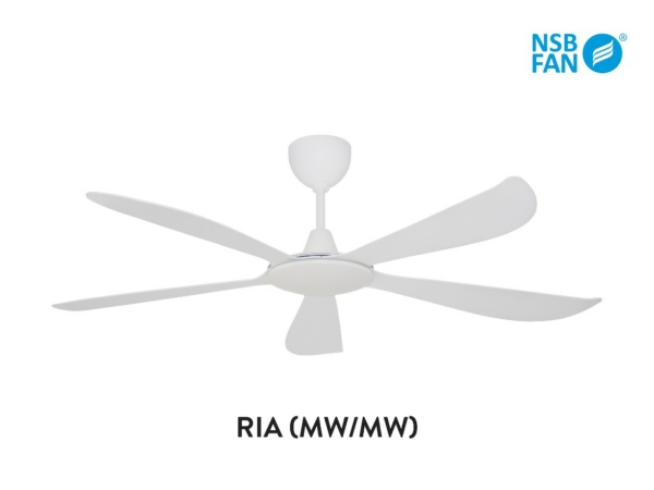 NSB DC FAN RIA 56" white Ceiling Fan Fan Johor Bahru (JB), Johor, Malaysia. Supplier, Suppliers, Supplies, Supply | HT Lighting Sdn Bhd