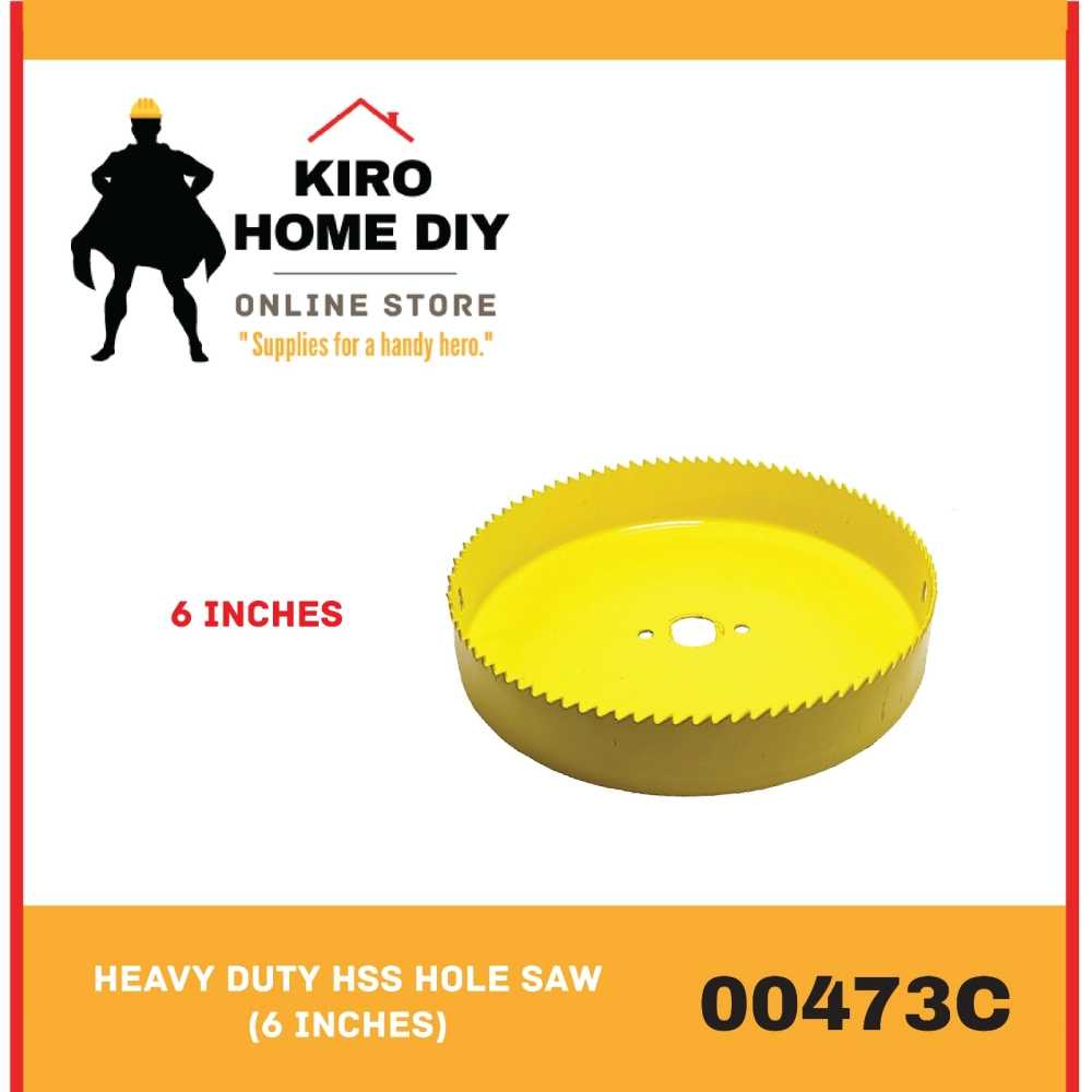 Heavy Duty HSS Hole Saw (6 Inches) - 00473C