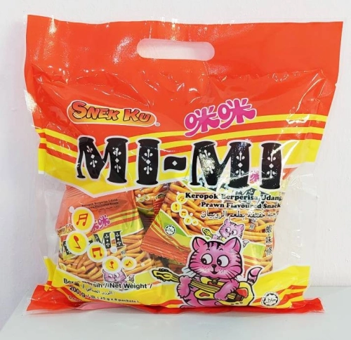 SNEK KU MIMI PRAWN FLAVOURED25G X 8'S