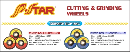 P-STAR ABRASIVE FLAP DISC 