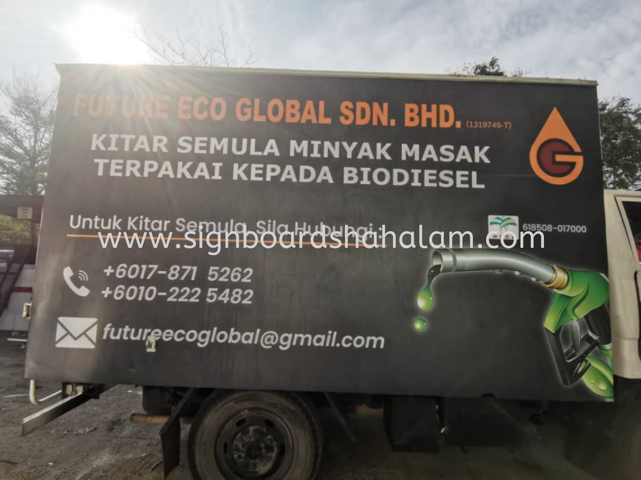 TRUCK LOGO STICKERS | TRUCK GRAPHICS WRAP | TRUCK DOOR STICKERS | TRUCK DECAL PRINTING - SHAH ALAM, PUCHONG, KOTA KEMUNING, BUKIT KEMUNING, KAMPUNG JAWA, RIMBAYU, BANTING