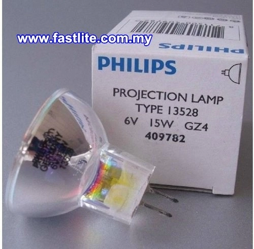 Philips 13528 6V 15W GZ4 Projector bulb (made in Germany)