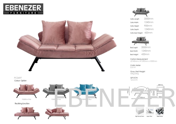  Sofa Bed Sofa Penang, Malaysia, Butterworth Manufacturer, Supplier, Supply, Supplies | Ebenezer Furniture