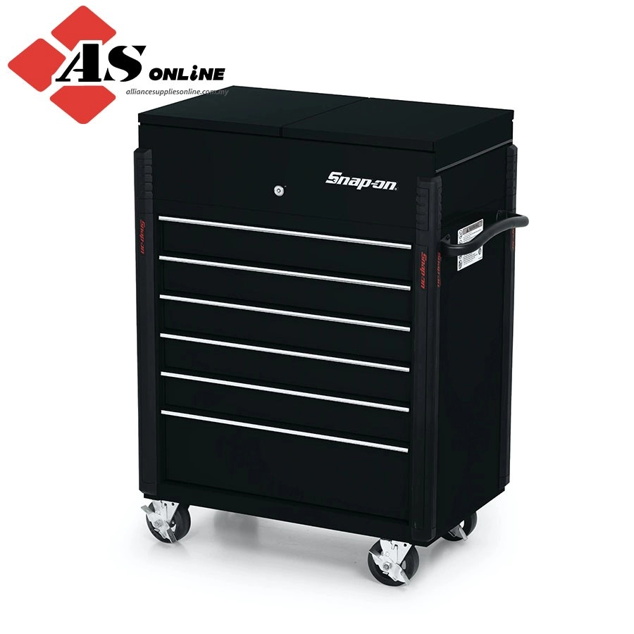 SNAP-ON 32" Six-Drawer Compact Split Lid Cart (Gloss Black) / Model: KRSC343PC