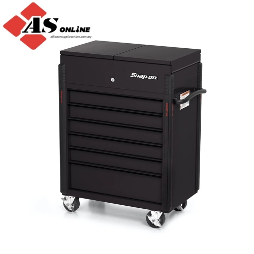 SNAP-ON 32" Six-Drawer Compact Split Lid Cart (Flat Black w/ Black Trim) / Model: KRSC343POT