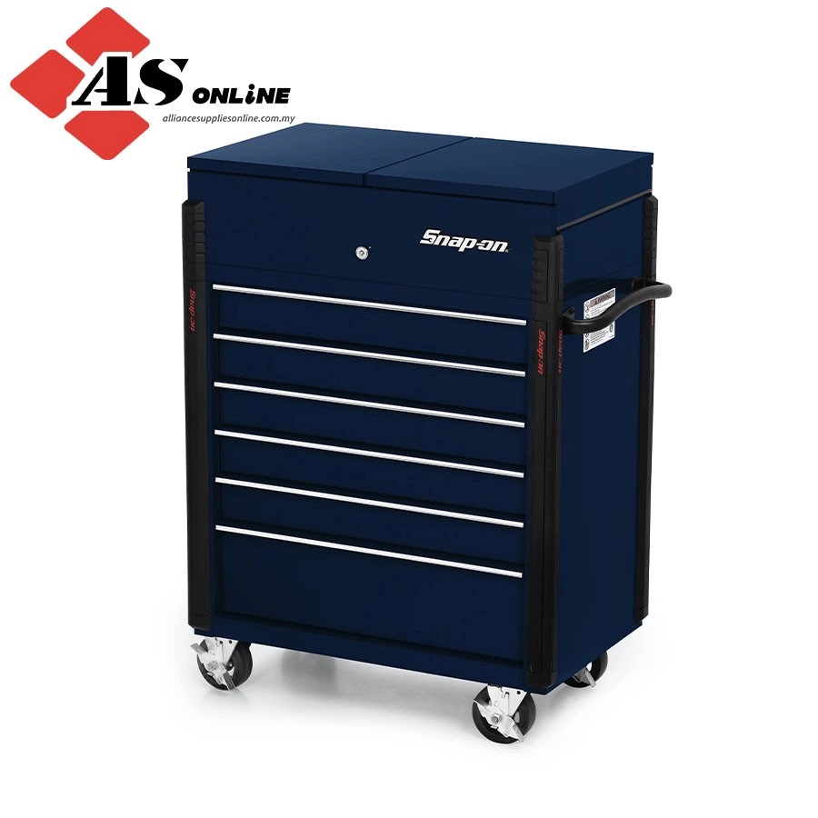 SNAP-ON 32" Six-Drawer Compact Split Lid Cart (Midnight Blue) / Model: KRSC343PDG