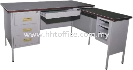 S101/LT- L-Shape Pedestal Desk 