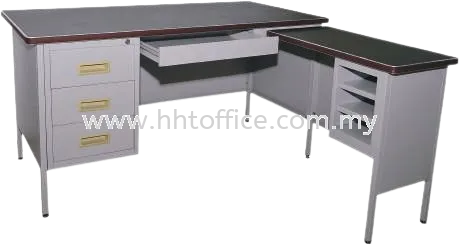 S101/LT- L-Shape Pedestal Desk 