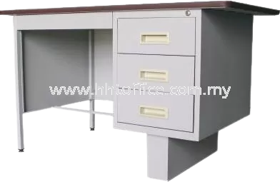 S102/LTBL - 4' Meja Pedestal Tunggal