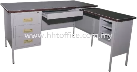 S101/LT- L-Shape Pedestal Desk  