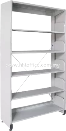 S315 - 5 Level Single Sided Library Rack