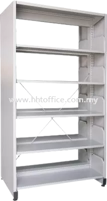 S325 - 5 Level Double Sided Library Rack