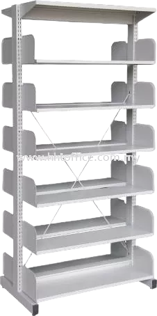 S326W - 6 Level Double Sided Library Rack