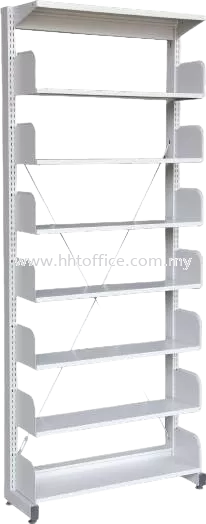 S317W - 7 Level Single Sided Library Rack