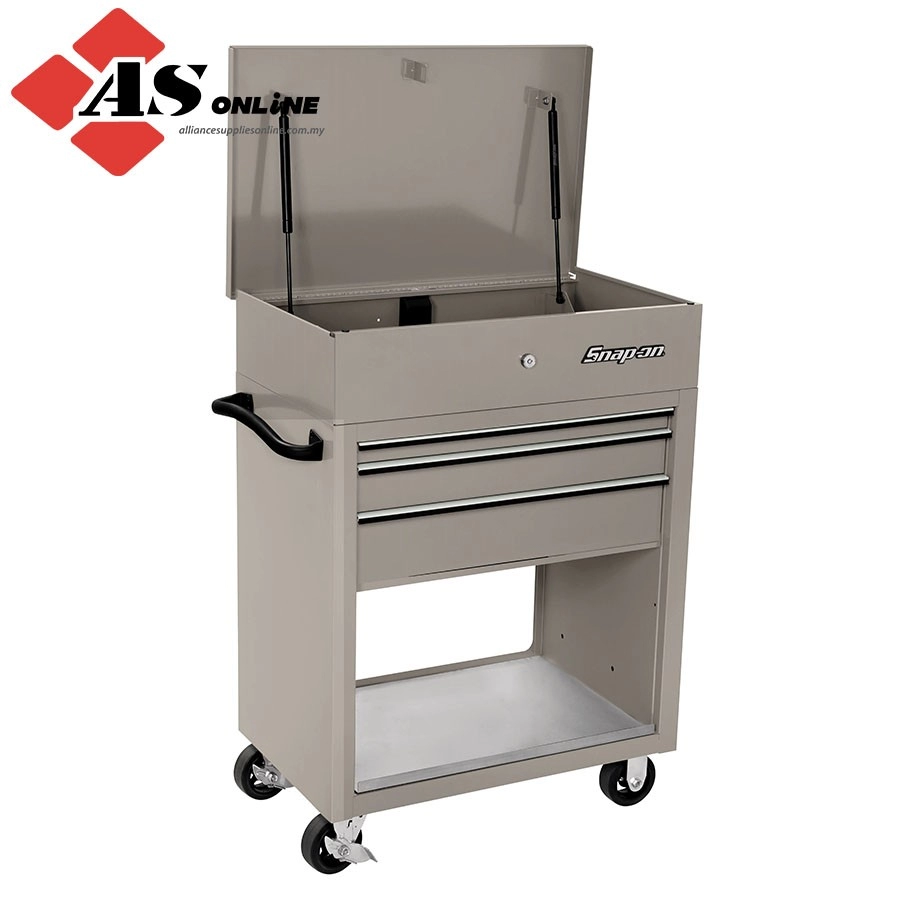 SNAP-ON 32" Three-Drawer Roll Cart (Arctic Silver) / Model: KRSC323PKS