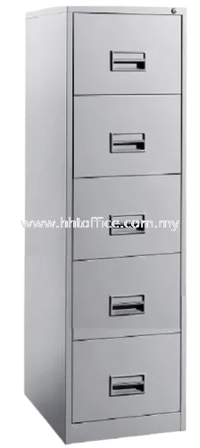 5D - 5 Drawer Steel Filing Cabinet