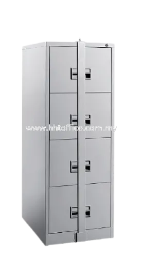 4DLB - 4 Drawer Steel Filing Cabinet 