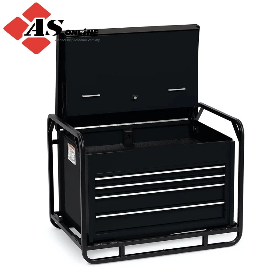 SNAP-ON 36" Four-Drawer Heavy-Duty Road Chest (Gloss Black) / Model: 