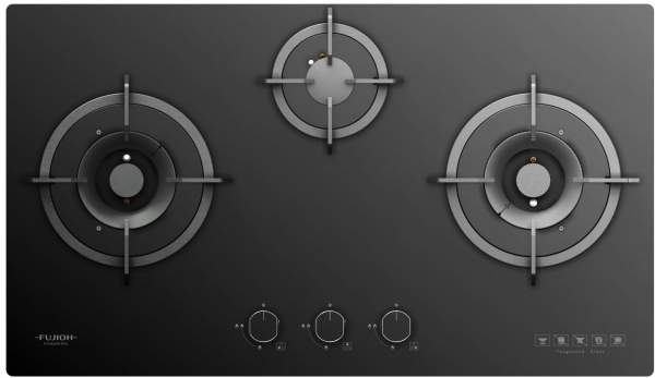 Gas Hob with 3 Adjustable Heating Powers (FH-GS2030 SVGL) Built In Gas Hob Malaysia, Selangor, Kuala Lumpur (KL) Supplier, Dealer, Supply, Supplies | Best Resources Trading Sdn Bhd