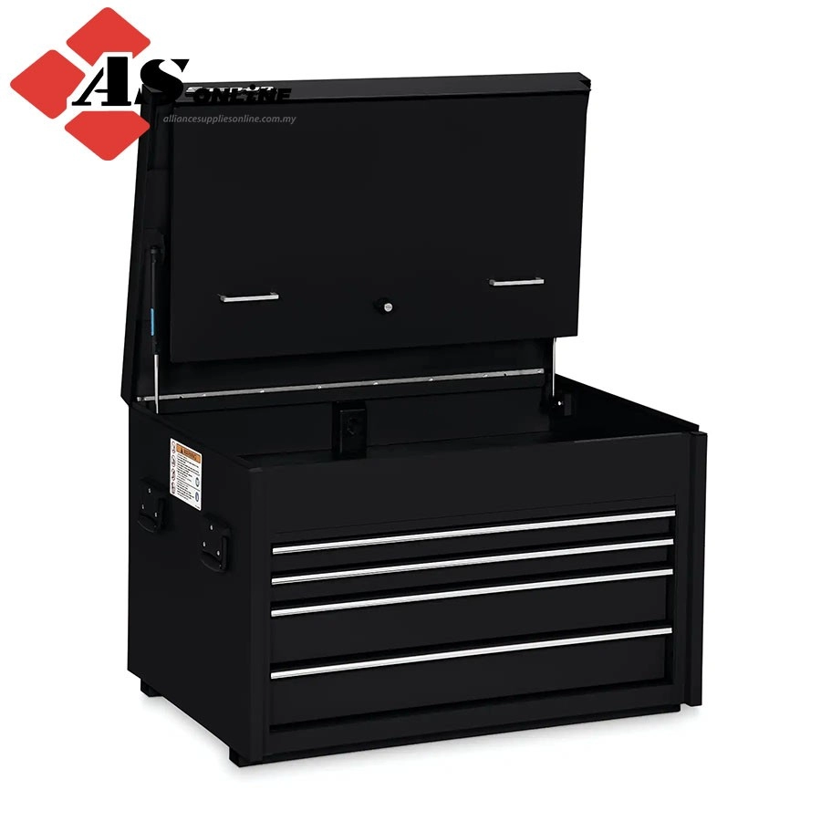 SNAP-ON 36" Four-Drawer Heavy-Duty Road Chest with Side Handles (Gloss Black) / Model: KRA6210FPC