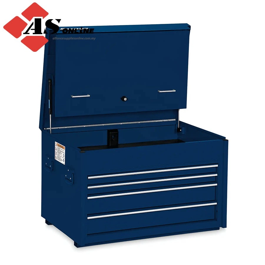 SNAP-ON 36" Four-Drawer Heavy-Duty Road Chest with Side Handles (Royal Blue) / Model: KRA6210FPCM