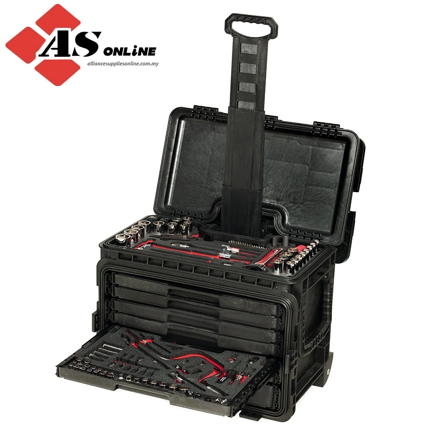 SNAP-ON All-Weather Open Top Mobile Tool Chest 7 Drawer (Black) *Tools and foam not included* / Model: KMOC18610RBK