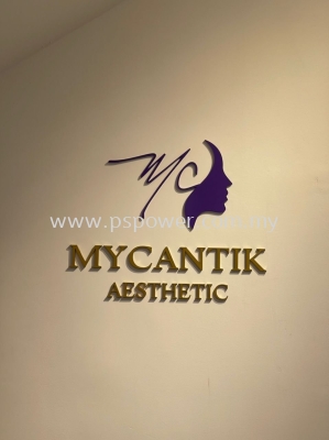 Acrylic 3D Logo and Company Name Lettering