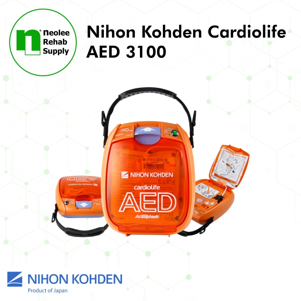 Nihon Kohden Cardiolife AED 3100 Medical Devices Patient Hoist Kuala Lumpur  (KL), Malaysia, Selangor, Johor Bahru (JB), Cheras, Johor Jaya Supplier,  Retailer, Seller | Neolee Rehab Supply Sdn Bhd