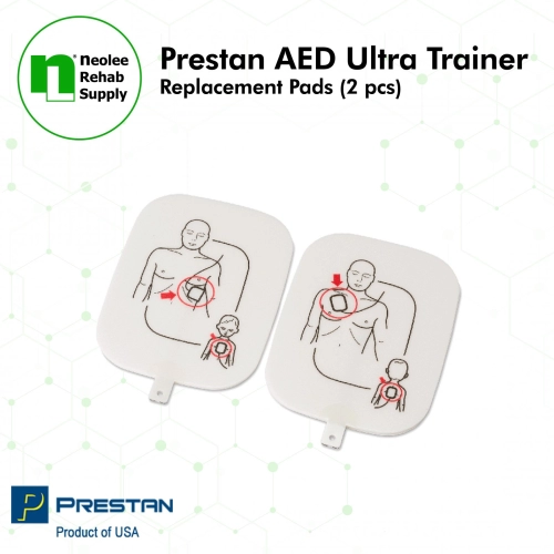 Prestan AED Ultra Trainer Replacement Pads (2pcs) - Neolee Rehab Supply Sdn Bhd