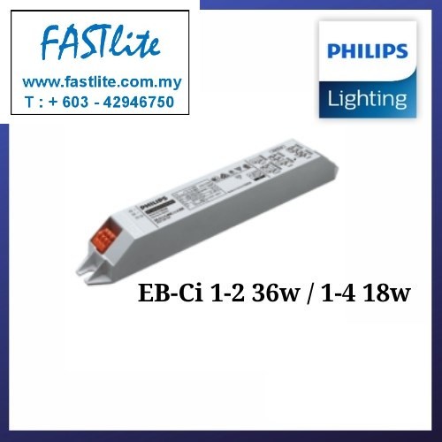 Philips EB-Ci 1-2 36W / 1-4 18W Electronic Ballast