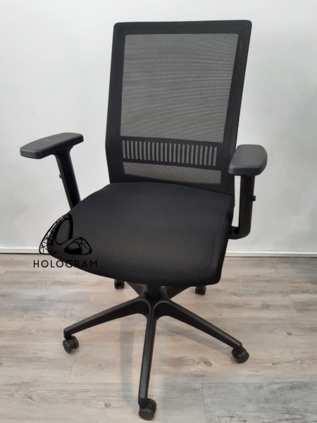 HOL_57 MEDIUM BACK CHAIR Mesh Chair Office Chair Office Furniture Johor Bahru (JB), Malaysia, Molek Supplier, Suppliers, Supply, Supplies | Hologram Furniture Sdn Bhd