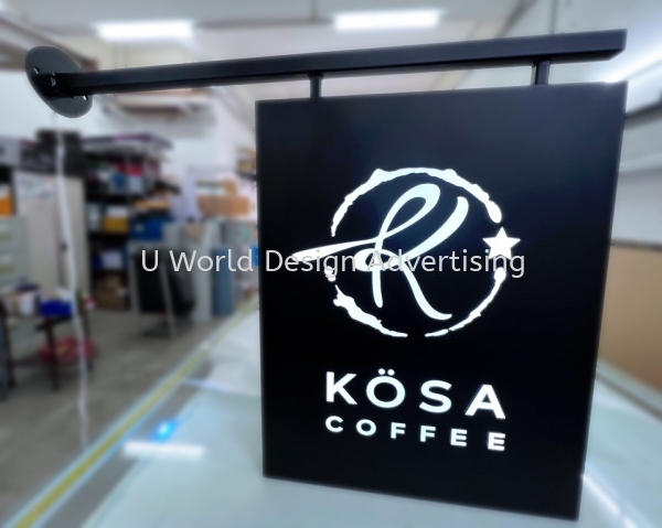 KOSA COFFEE ALUMINIUM DOUBLE SIDE SIGNBOARD OTHER Malaysia, Selangor, Klang, Kuala Lumpur (KL) Manufacturer, Supplier, Supply, Supplies | U World Design Advertising