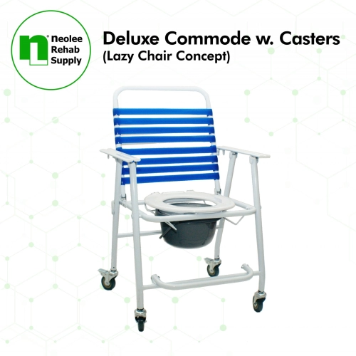 NL005 Deluxe Commode (Castors)