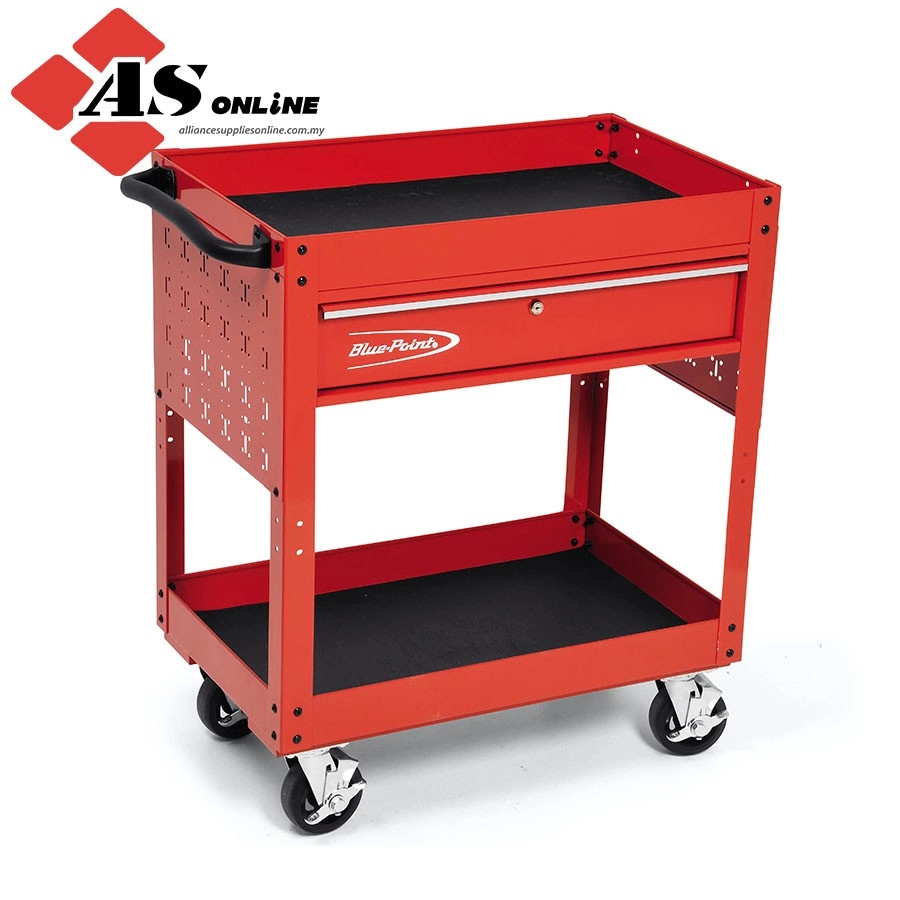 SNAP-ON Heavy-Duty One-Drawer Two-Tray Cart (Blue-Point) (Red) / Model: KRBC13PBO