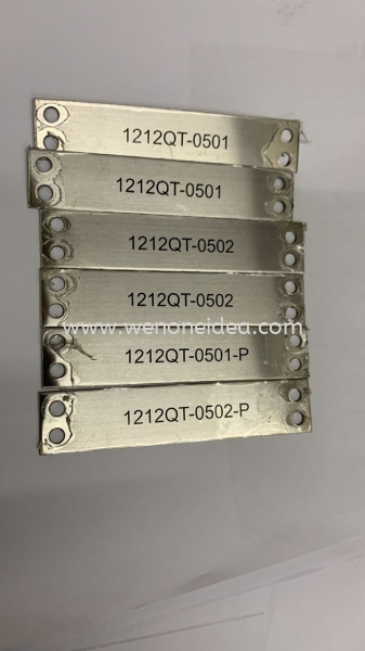 SS304 1mm Plate Etching with 4 Holes Stainless Steel Plate Etching Aluminium/ Stainless Steel/ Traffolyte Plate Johor Bahru (JB), Malaysia, Ulu Tiram Supplier, Suppliers, Supply, Supplies | Wen One Idea Enterprise